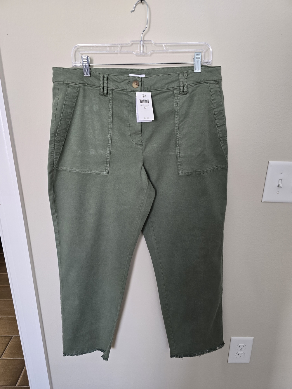 J. Jill Olive Green High-Rise Pants